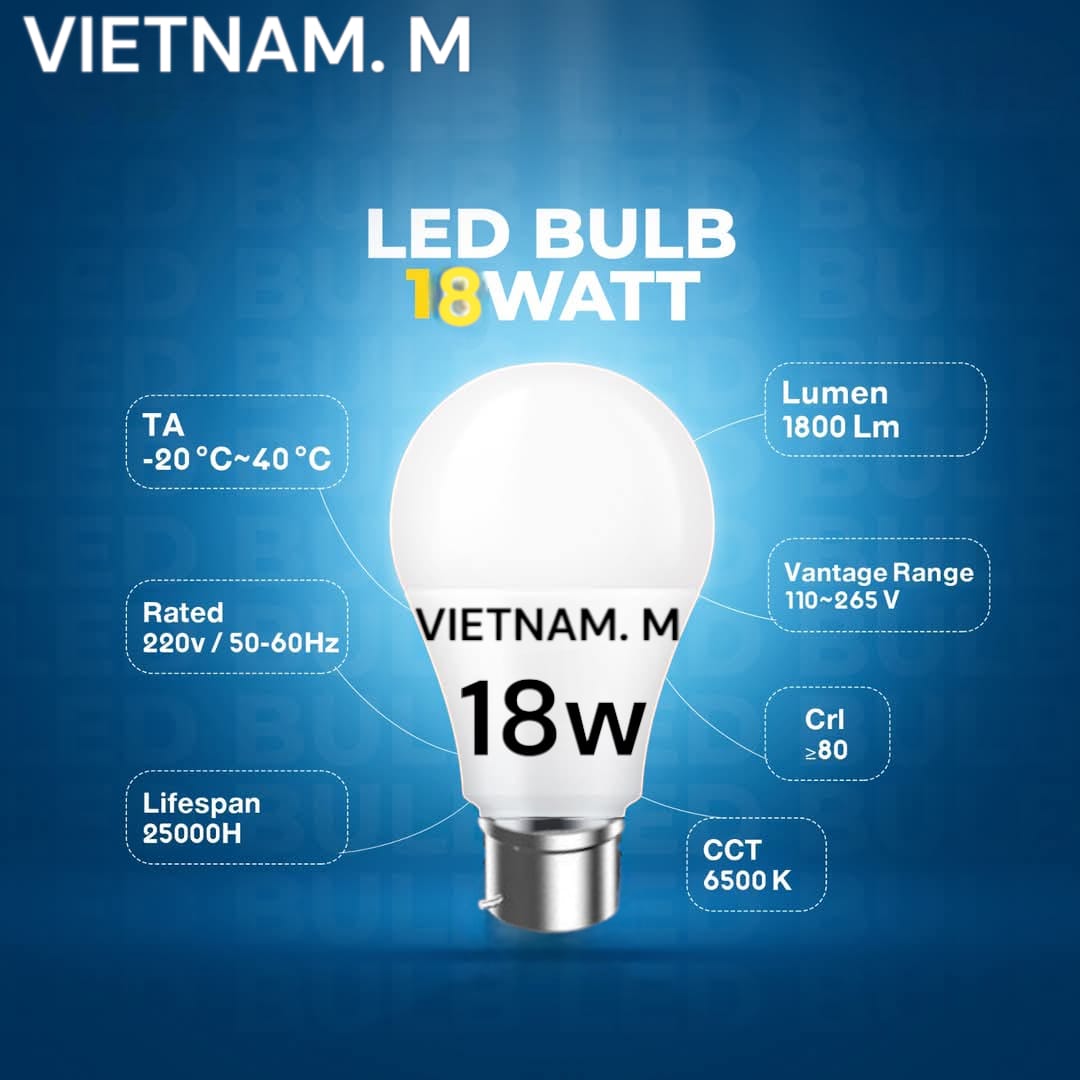لمبات 18 وات مسمار